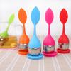 Silicone Loose Leaf Tea Infuser Food Safe Silicone Handle Stainless Steel Filter For Home Office Travel Tea Making