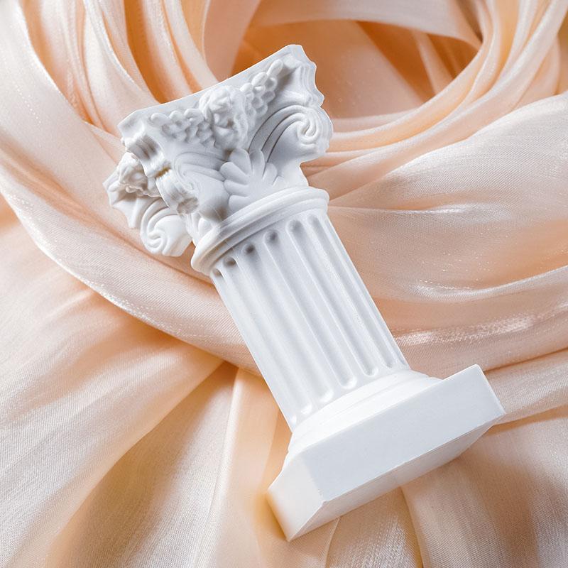 WTEMPO Solid Color Nordic-style Roman Column Candlestick Photo Prop Background Home Living Room Table Decorative Item