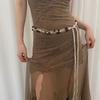 Delicate Waist Rope for Woman Bohemian Weaving Waist Belt Sexy Women Beach Getaways Swimsuit Skirt Ethnic Waist Chain