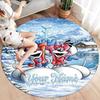 Diddl Custom Name Round Area Rug,Carpet Rug for Living Room Bedroom Sofa Playroom Decor,Non-slip Floor Mat
