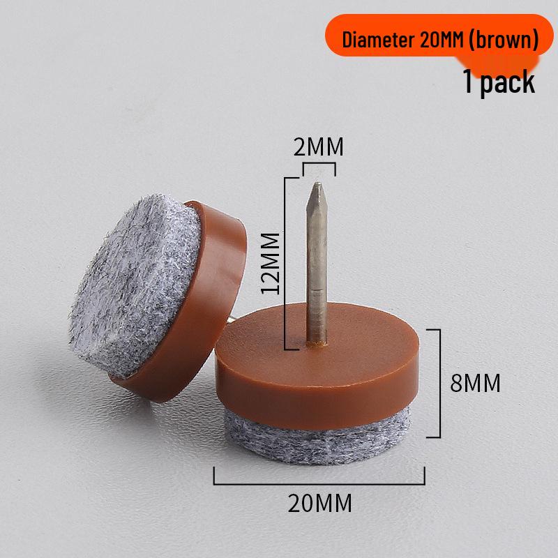 Thickened Silent Anti-slip Furniture Floor Pads: Moisture-proof Felt Nail Protectors for Tables, Chairs, Sofas, Cabinets.