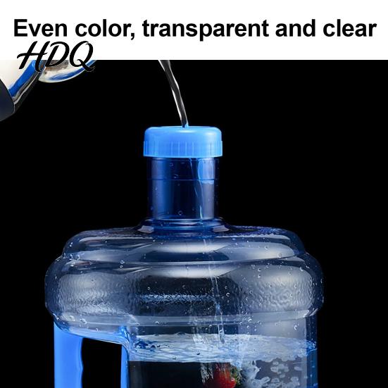 Emergency Water Tank Reusable Jug with Easy Grip Handle Clear PET Refillable Storage Bucket Bottle Portable Container for Home Office And