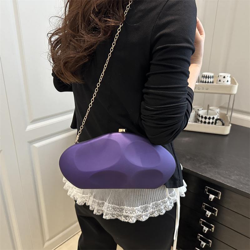 Personalized Yake Bag 2025 New European and American Fashion Niche Shoulder Bag Candy Color Messenger Box Bag Tide