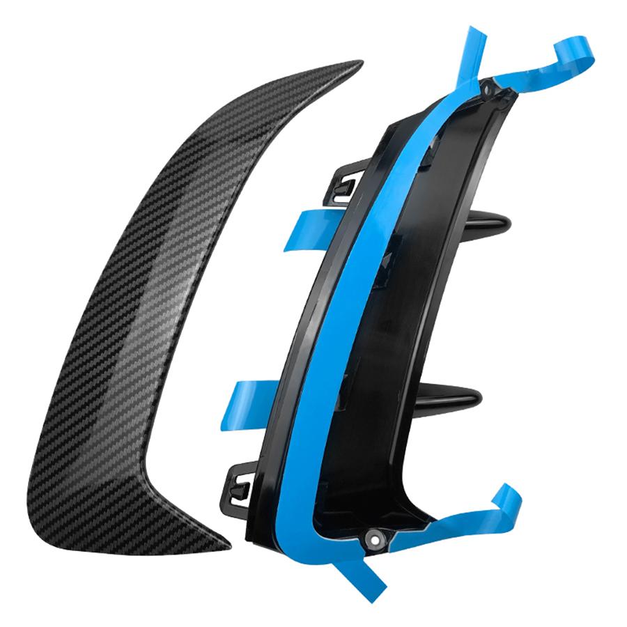Rear Bumper Trim Lip Spoiler Fins For Mercedes A-Class W177 Hatchback 2019-2022