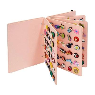 1PC Schuh-Croc-Charms-Organizer-Broschüre mit großer Kapazität, kreative Buch-Aufbewahrungstasche, Schuh-Blumen-Kollektion, Ausstellungsstand, Hold Up