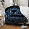 1pc Batman Neon Lights Cartoon Blanket,Portable Throw for Travel & Camping, All Season Cozy Blanket,Ideal Gift