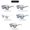 B8279-T Unisex Anti-UV Reading Glasses, Youthful Square Frame, Fashionable for Men and Women.