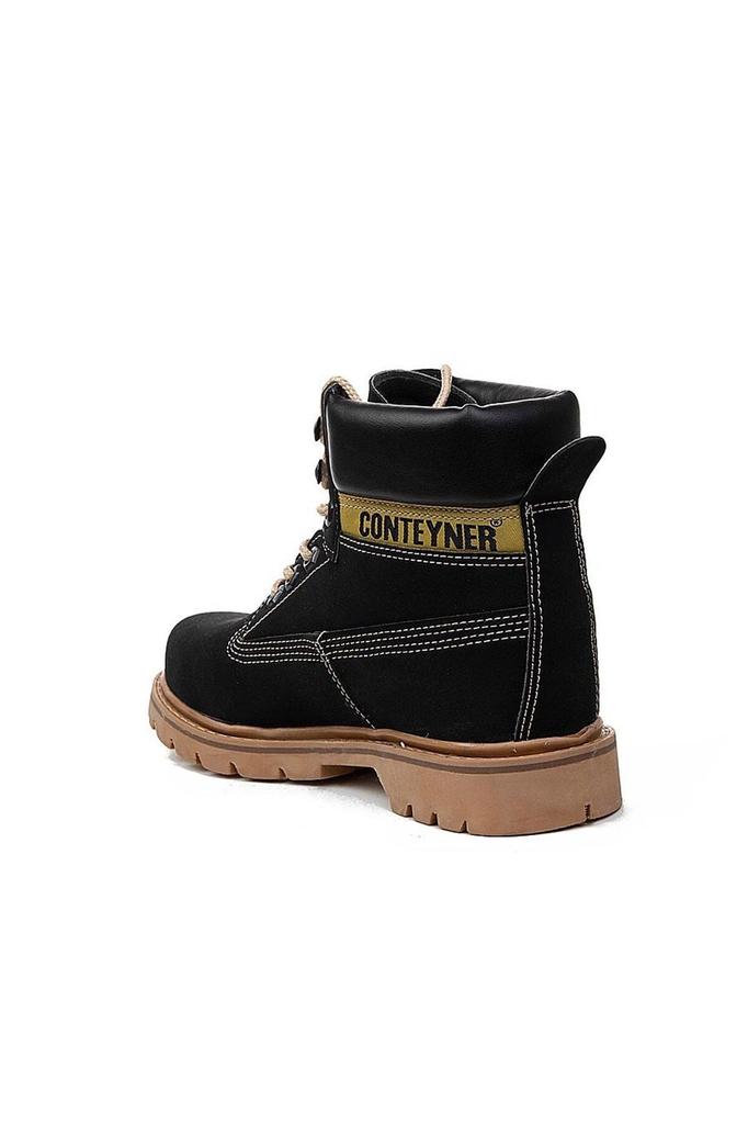 Boys Fashion Flat Heeled Booties Children Black Cold Proof Winter Boots Shoes