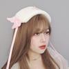 Plush angel wings ears headgear comic show props cross ribbon headgear girl lolita headband