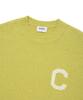 COVERNAT Middle C Logo Crewneck Knit Light Lime