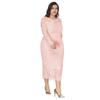 Spring and Autumn Women's Dress Plus Size Long Sleeve Lace Slim Dress Dresses