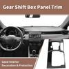 Gear Shift Frame Cover Decoration Set for Mazda CX-5 2017 2018 2019 2020 2021 2022 Car Interior Trim Accessory Black