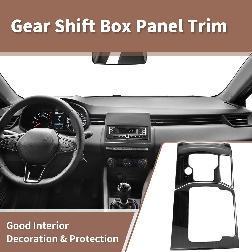 Gear Shift Frame Cover Decoration Set for Mazda CX-5 2017 2018 2019 2020 2021 2022 Car Interior Trim Accessory Black