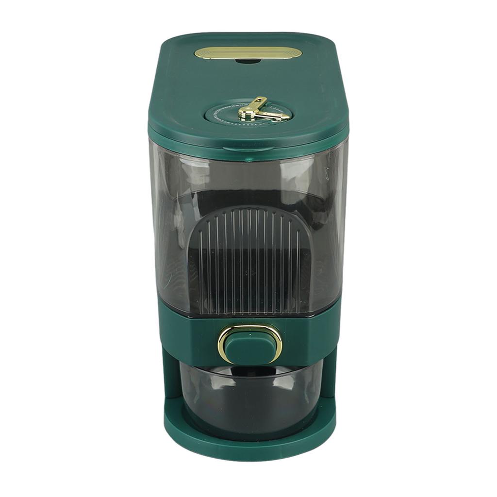 Rice Dispenser PET PP Sealed Grain Bucket Dry Food Storage Container with Measuring Cup for Kitchen