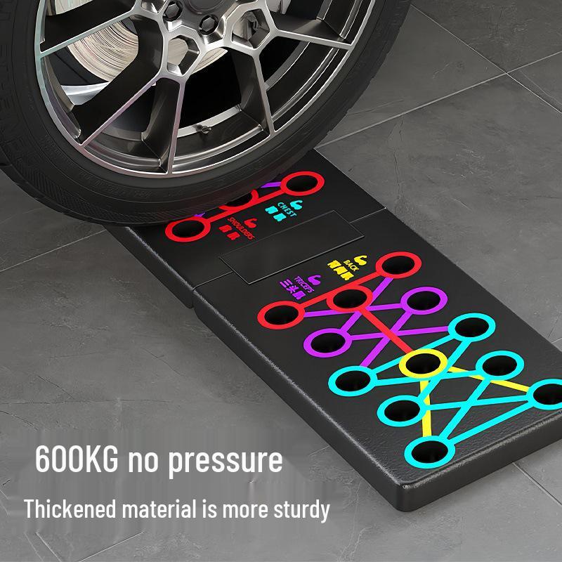 Multifunctional Folding Push-Up and Ab Training Board