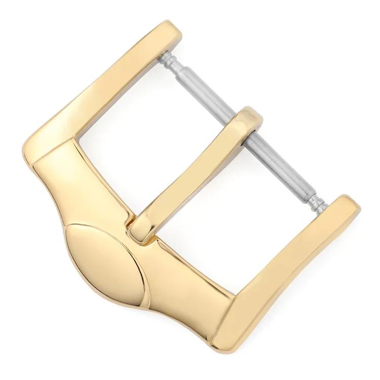 Stainless Steel Middle Brushed Watch Buckle 14mm 16mm 18mm Silver Rose Gold Black Watchband Strap Clasp Watch Accessories