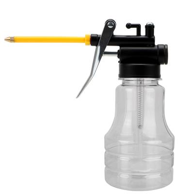 Plastic Transparent High Pressure Oiler Grease Flex Gun Oil Pump Cans 250ML Clear Oil Can