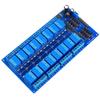 Relays Module Board 16 Channel 24V Power Supply with Optocoupler Isolation for MCU and PLC