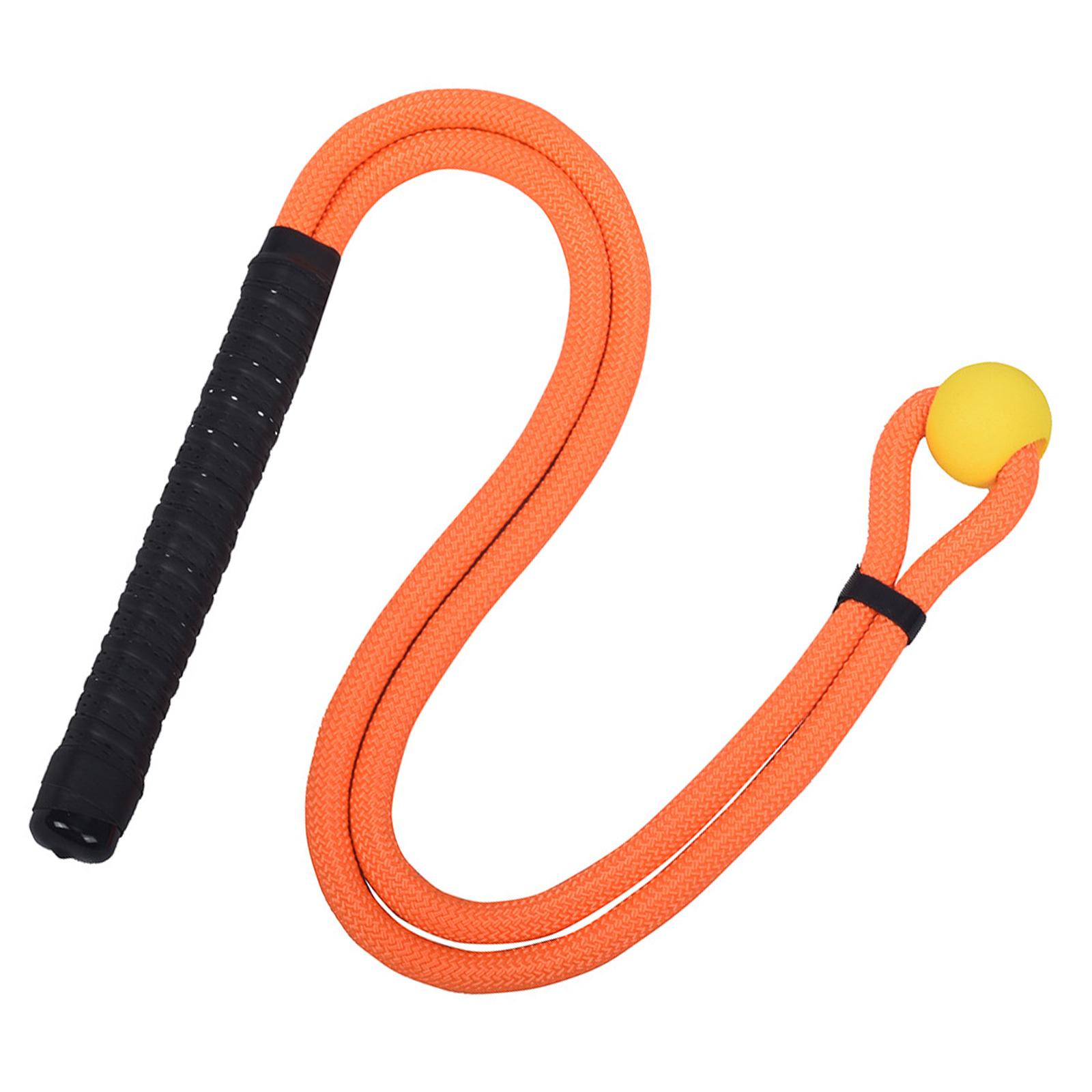 

Adjustable Golf Assistance Exercises Rope Indoor Golf Swing Trainer Practice Rope Golf Practice Supplies Enduring помаранчевий