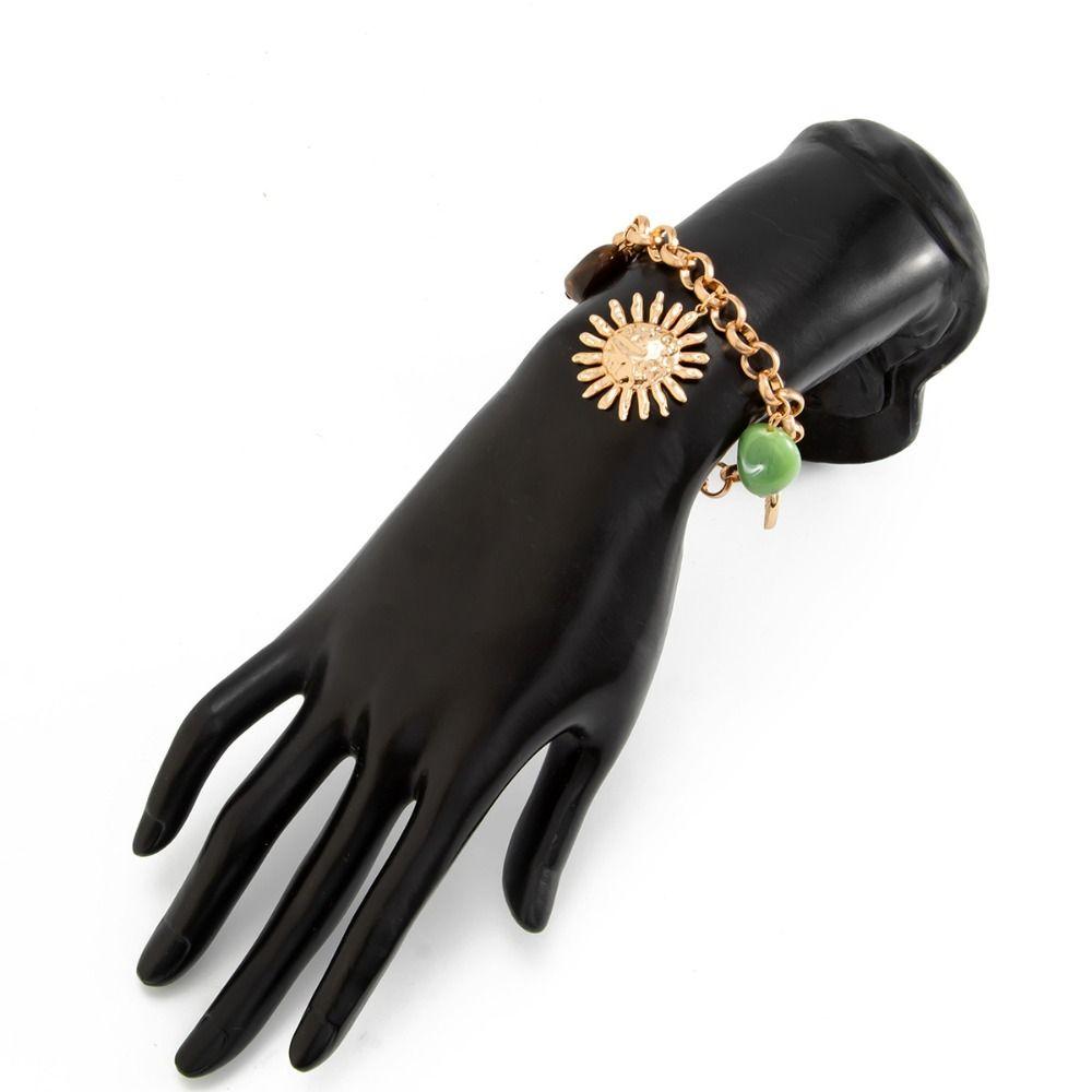 Charm Vintage Geometric Floral Bracelet Flower Bohemian Bracelet Sweet Enamel Bracelet Party