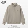 JEEP SPIRIT Men's 2025 Half-Zip Loose Sweatshirt