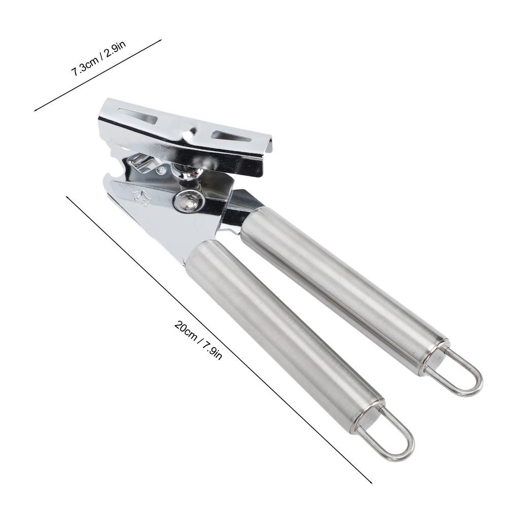 

Manual Can Opener Handheld Lid Gripper Kitchen Utensil Jar Opener Home Kitchen All stainless steel