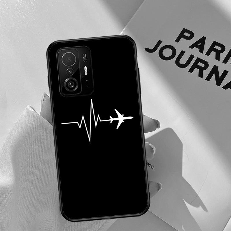 Airplane Aircraft Fundas For POCO F3 X3 GT M3 M4 POCO X3 X4 Pro Case For Xiaomi Mi 11 Lite 12 11T Pro Cover