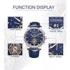 Forsining Men's Fashion Leisure Tourbillon Multi-function Automatic Mechanical Watch
