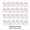 Empty Full Pan Half Pans Plastic Watercolor Paint Grid Painting Supplies Paint Palette Art Supplies