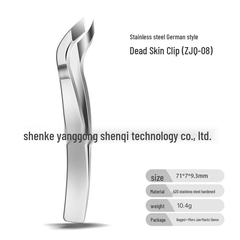 

German Stainless Steel Cuticle and Dead Skin Remover Kit: Scissors, Nail Pliers, and Callus Fork