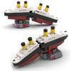Titanic breekt in tweeën RMS Cruise zinkt Bouwstenen Moc Schip Boot 3D Plastic Model DIY Stoomschip Cadeaus Kinderspeelgoed Stad Film