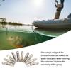 20pcs Fishing Connector Swivels Reduce Water Resistance Fishing Rolling Bearing Connector for Fishing Enthusiast 3.5mm