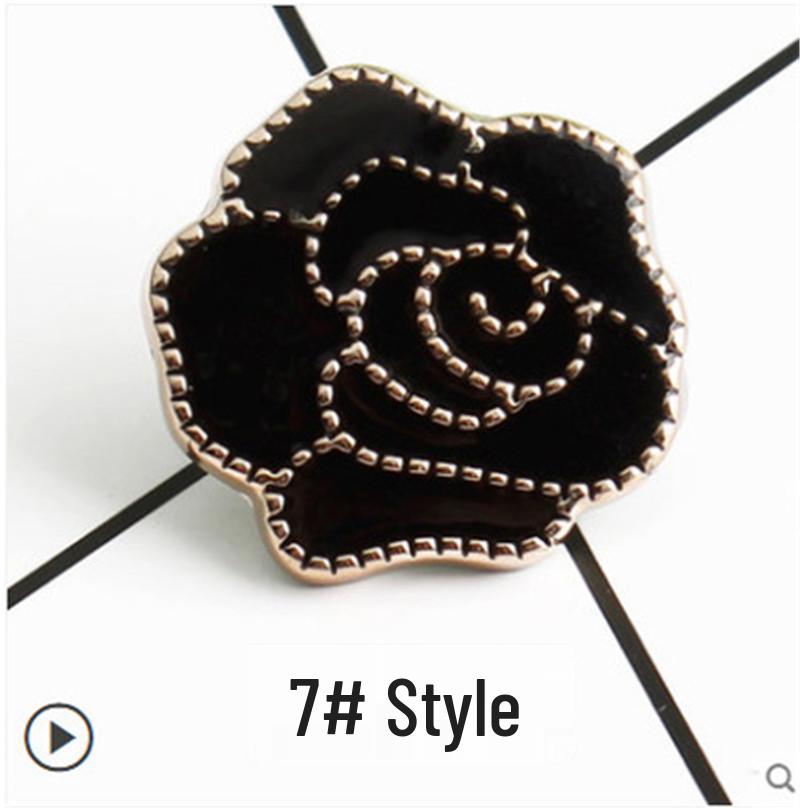Versatile No-Sew Snap Button Brooch for Neckline and Waistline Adjustment