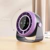 SUOYING Desktop Mini Fan USB, Air Cooler, Small Rechargeable High-Speed Turbine Booster, Portable Long Battery Life, Beige