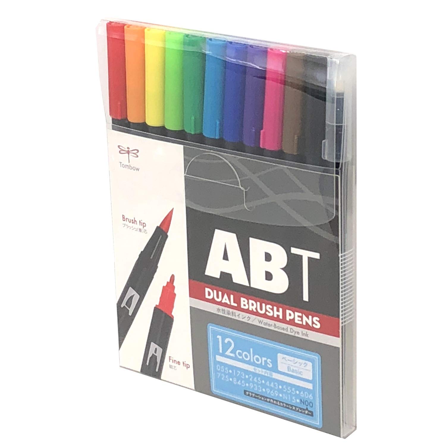 

Карандаш Tombow Pencil Dual Brush Pen ABT 12 Color Set Basic AB-T12CBA