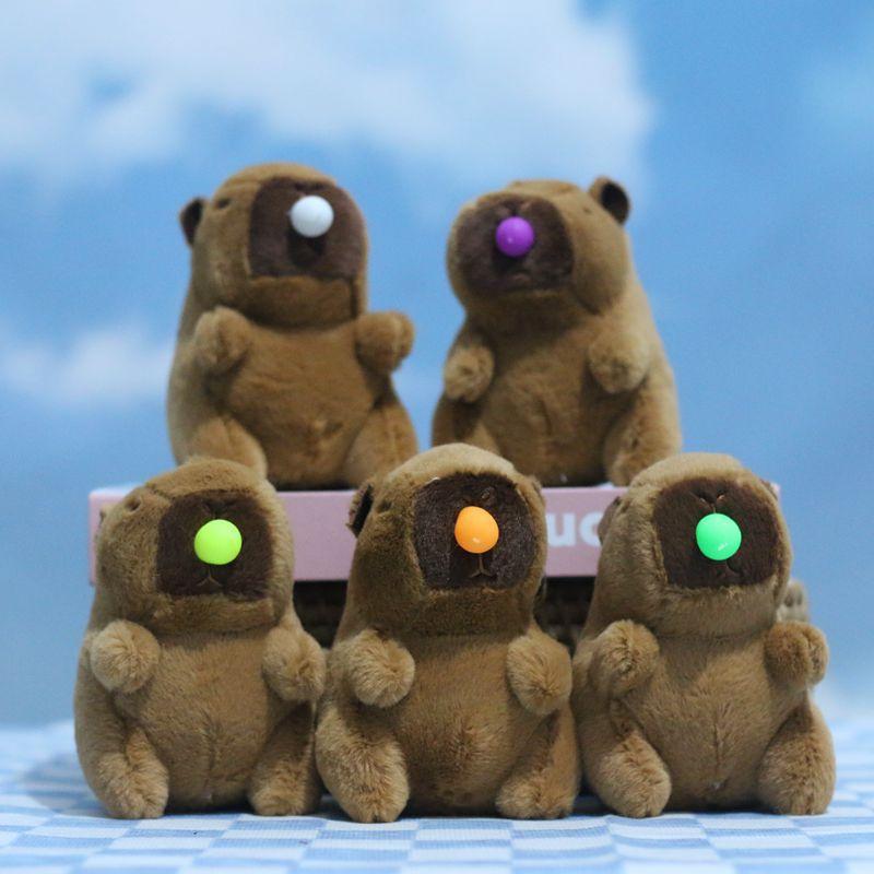 Cartoon Capybara Charming Plush Doll Super Soft Keyring Perfect For Kids Adults And