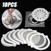New Disposable Shower Drain Net Stickers Bathroom Floor Drain Strainer Hair Catcher Mesh Tape Kitchen Sink Sewer Outfall Stopper