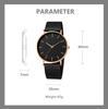 Watch Simple Elegant Deemount Select Quartz Movement Mineral Glass Watch 1 Men's Men's (Gold)