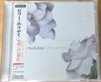 CD BILLIE HOLIDAY  Love Songs SRCS2429 SME Records 2001 Japan Jazz Used