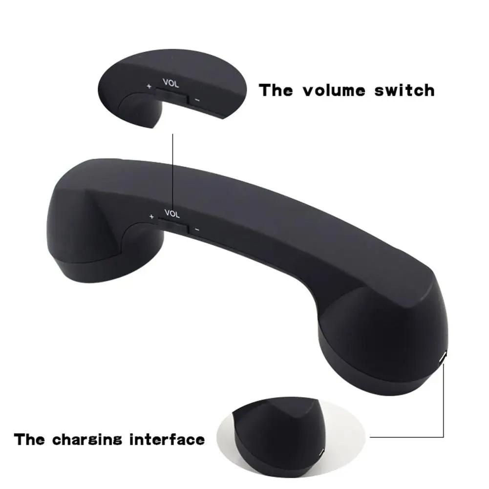 Wireless Phone Handset Vintage Telephone Receiver Anti-radiation Handset