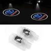 2pcs LED Car Door Welcome Light Logo Light For Toyota Camry Highlander Land Cruiser Prado Avalon Reiz Rav4 Crown CHR Accessory