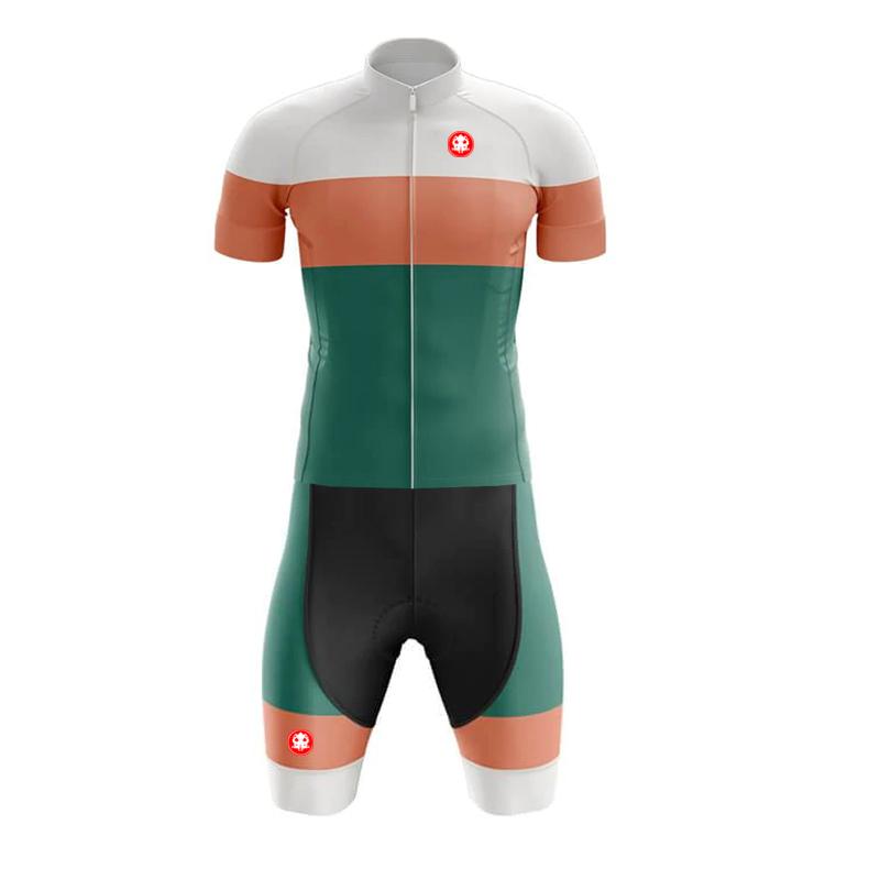 Triathlon Skinsuit Herre Cykeltøj Sommer Åndbar Cykeldragt Sæt 2026