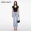 MISS SIXTY Women's Faux Two-Piece Slim Fit T-Shirt