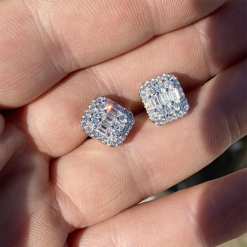 Delicate Dazzling Cubic Zircon Women Stud Earrings Elegant Female Wedding Earrings Nice Anniversary Gift Fashion Jewelry