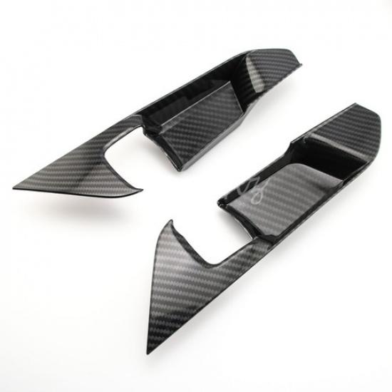 For Toyota RAV4 -2024 Interior Door Handle Surrounds Trims Carbon Fiber