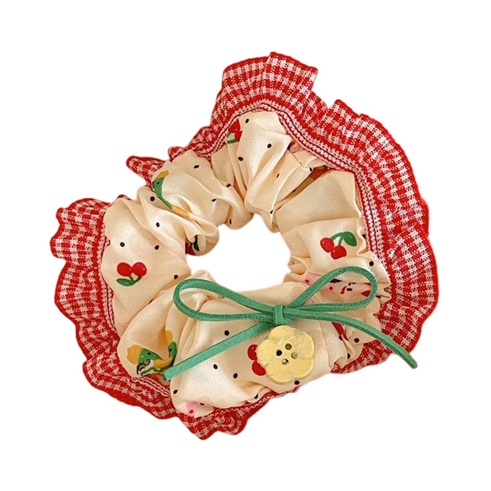 Women Bowknot Hair Ties Korean Sweet Style Elegant Hair Accessories for Daily Use Party Wedding Gift