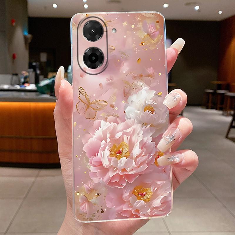 Case For Xiaomi Redmi A5 Flower Butterfly Phone Shells For Redmi A5 4G Soft Silicone Transparent Funda TPU Protective Back Cover