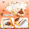 Naler 24 Pieces Thanksgiving Cutlery Holder Set, Fall Thanksgiving Utensil Holder, Thanksgiving Silverware Holders for Thanksgiving Party Supplies