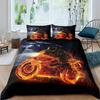 New 3D Print Dirt Bike Beding Set For Bedrom Soft Modern Bedspreads Comefortable Children Kids Soft Duvet Cover Comfortable Quilt Cover And Pilowcase