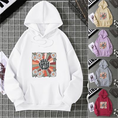 American Hooded Sweater Women's Autumn and Winter Korean Version Fashion Oversize Loose Coat Women's Clothing